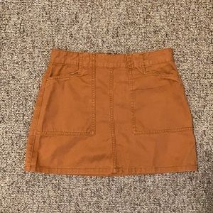 Mustard Jeans Skirt by Forever 21